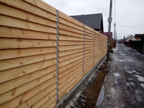 Деревянный забор елочка 150 метров фото в Темрюке