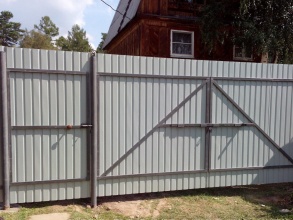 Забор с воротами и калиткой 100 метров фото в Темрюке