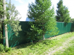 Забор из профнастила с утрамбовкой щебнем 84 метра фото цена под ключ