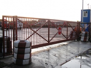 Решетчатые ворота откатные - пример 12 фото в Темрюке